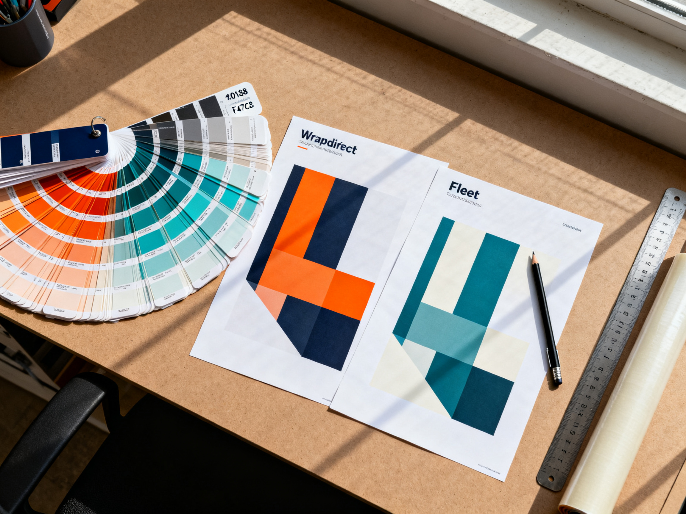 Studio graphique Pubcovering — BAT 3D et charte flotte